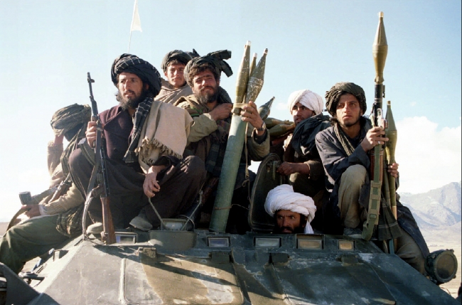 Taliban, 1996'da başkent Kabil'de kontrolü sağladı, 1995. Fotoğraf: Reuters